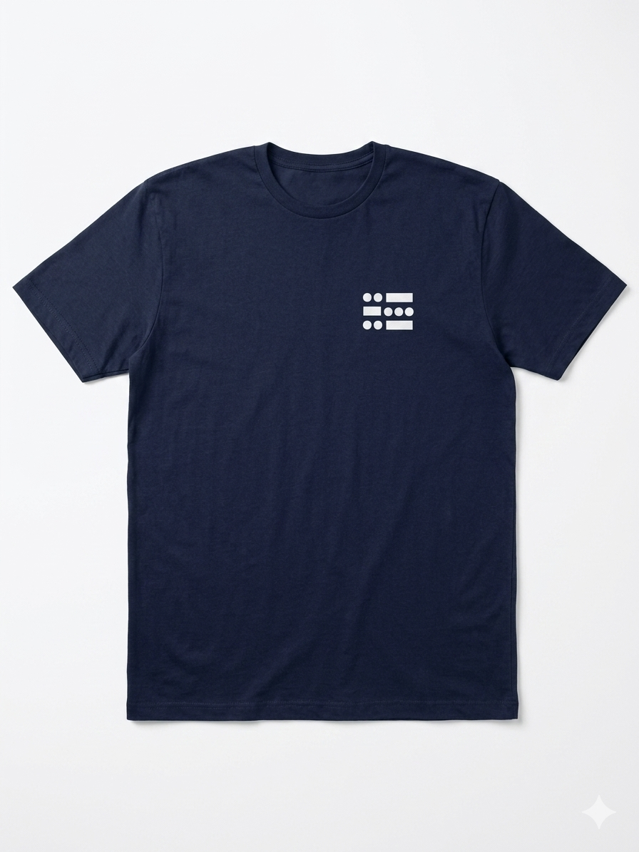 U B U Short Sleeve Navy T- Shirt