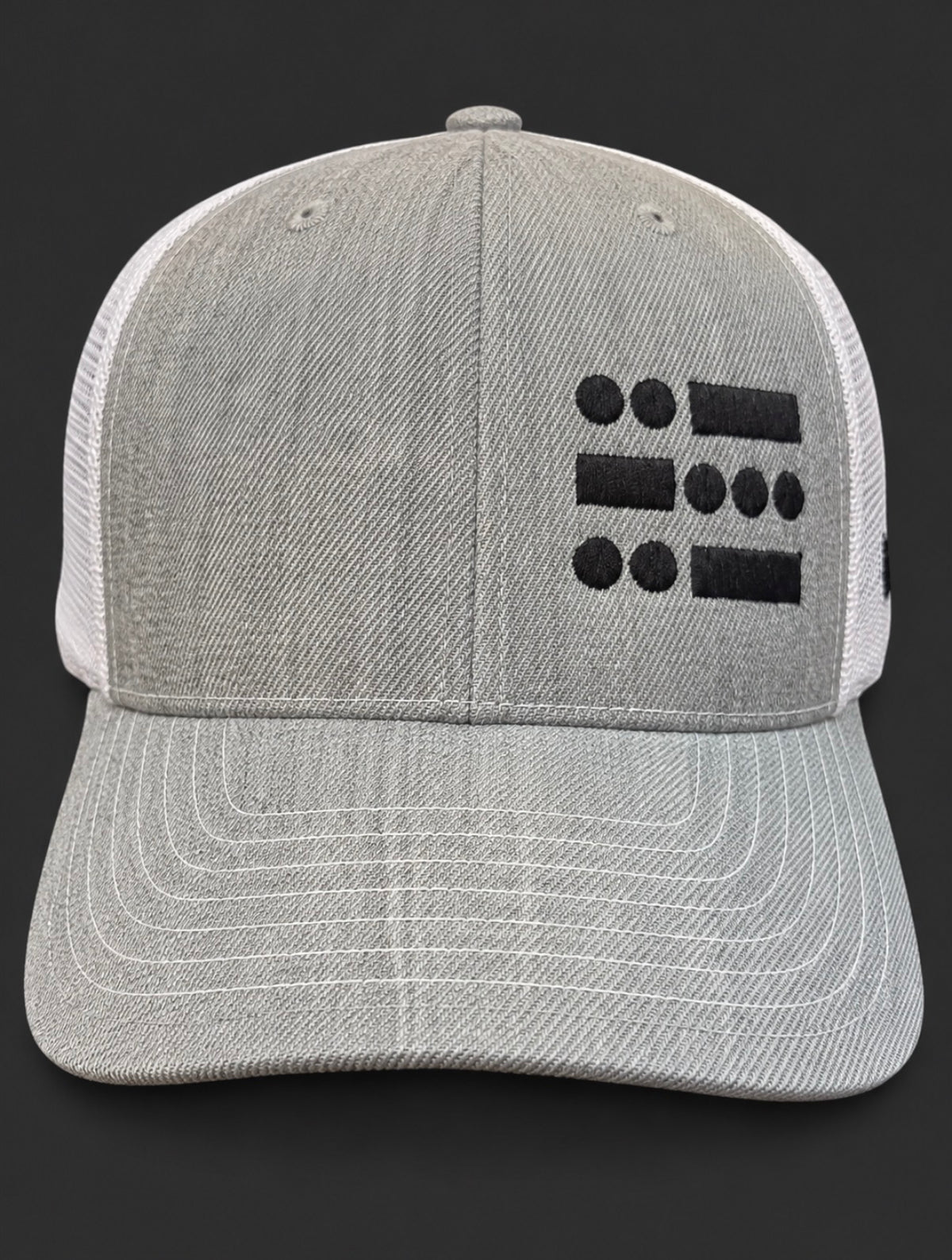 U B U Trucker Style Hat- Heather Grey