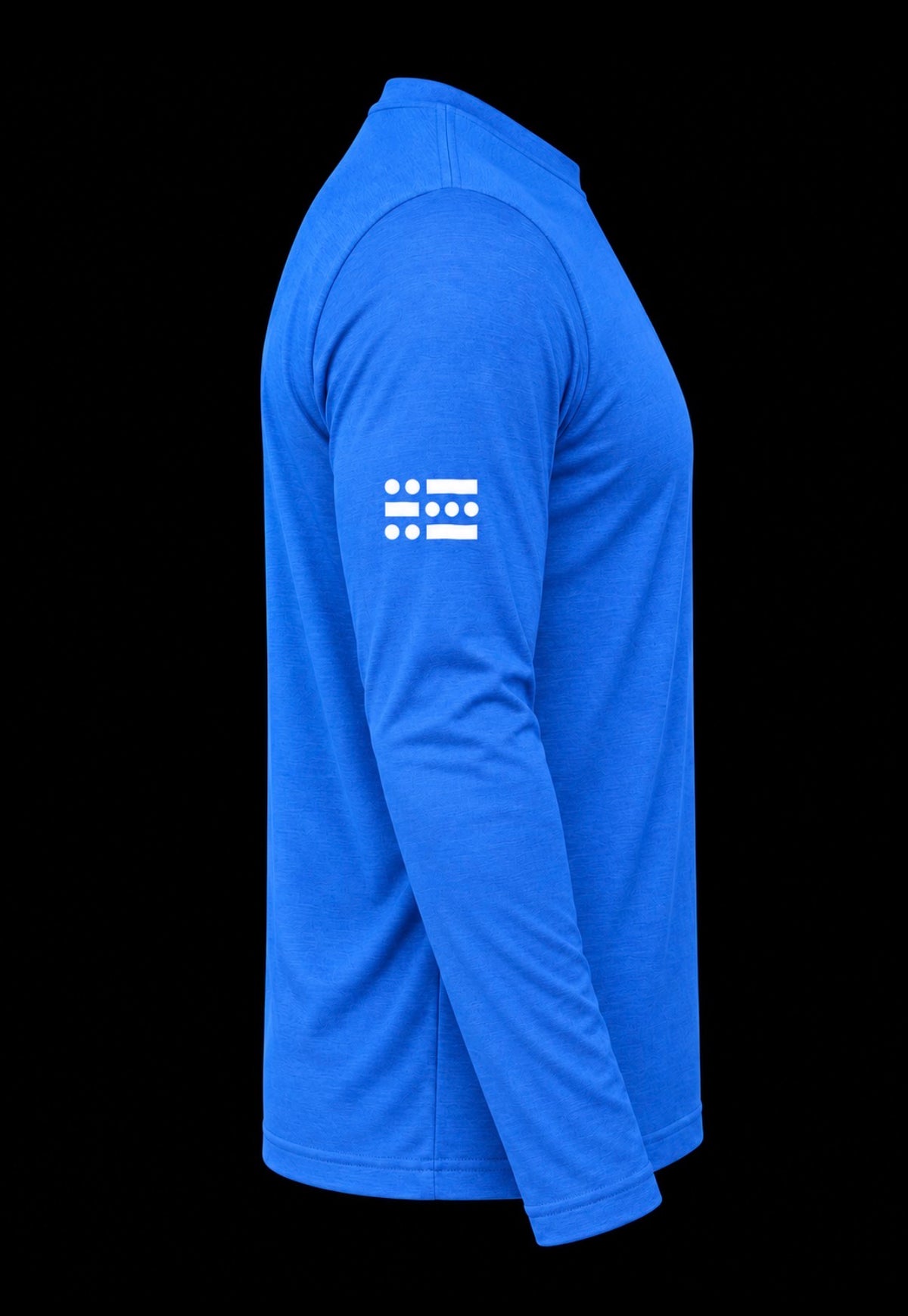 U-B-U Heather Blue Tri-Blend Long Sleeve T- Shirt
