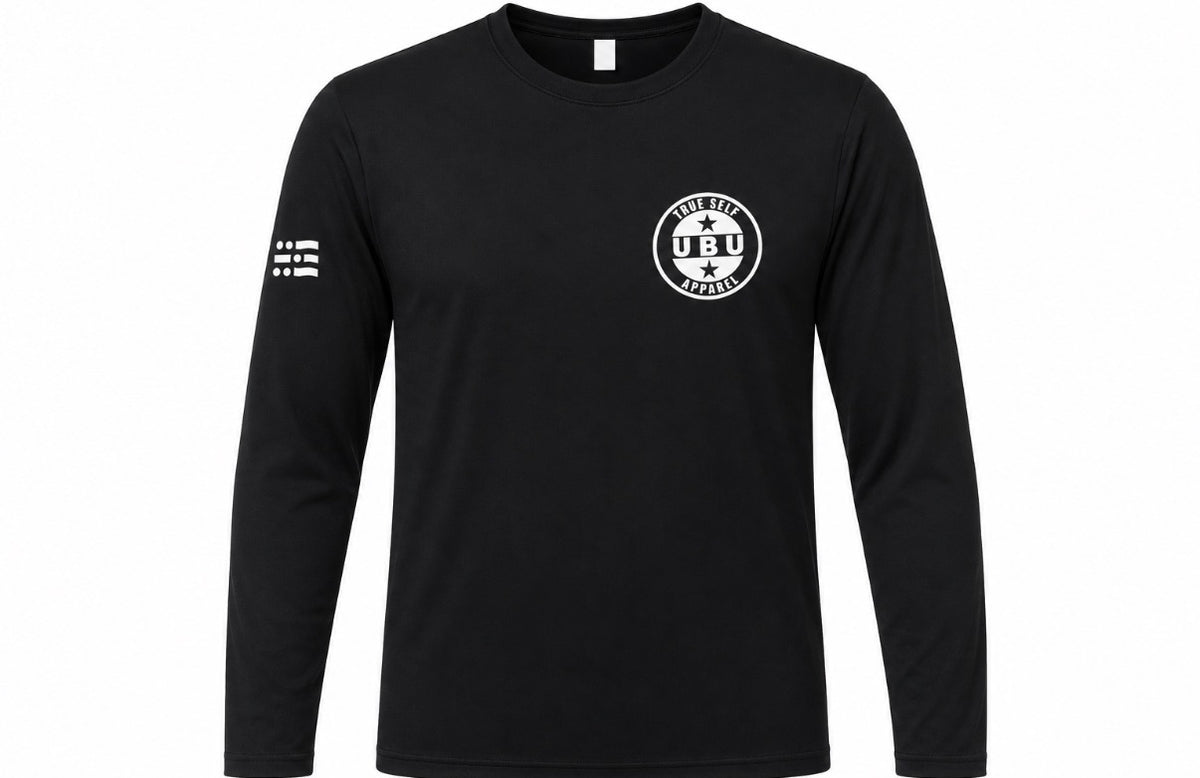 U-B-U Dri-Fit Black Long Sleeve T-Shirt