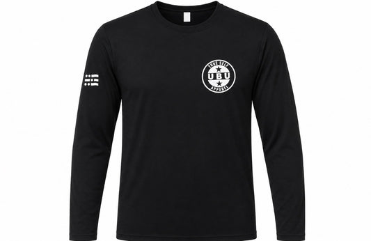 U-B-U Dri-Fit Black Long Sleeve T-Shirt