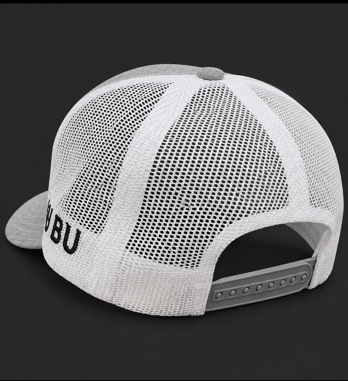 U B U Trucker Style Hat- Heather Grey