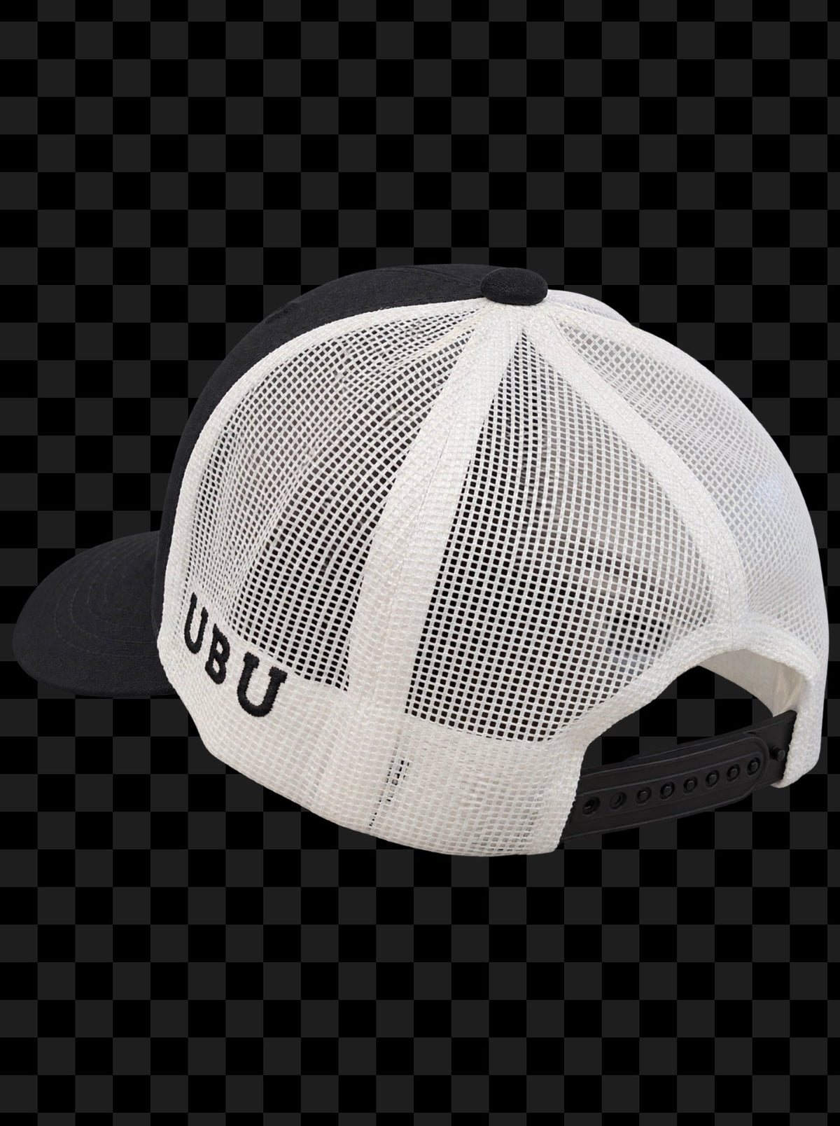 U B U Trucker Style Hat- Black